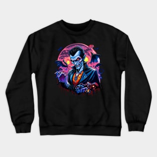 Psychedelic Dracula Crewneck Sweatshirt